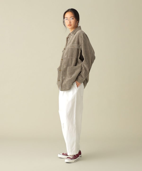 【+10%ポイントUP】Madeleine Wide Wale Corduroy Coverall Model：H170cm Size：1