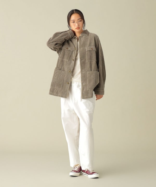 【+10%ポイントUP】Madeleine Wide Wale Corduroy Coverall Model：H170cm Size：1
