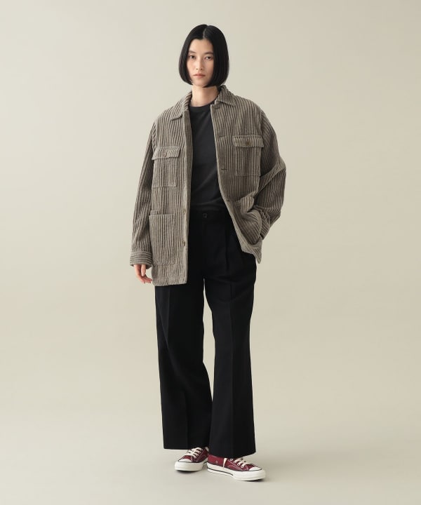 【+10%ポイントUP】Madeleine Wide Wale Corduroy Coverall Model：H170cm Size：1