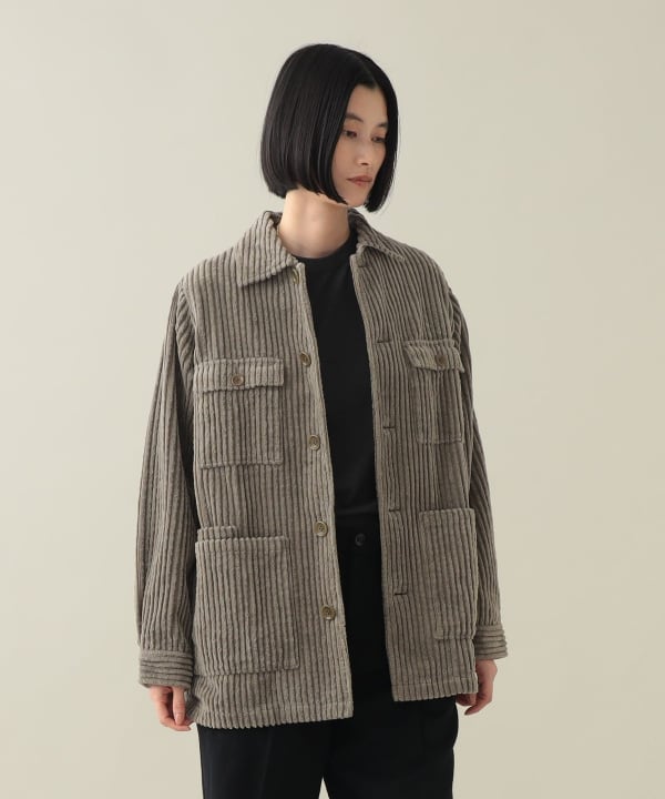 【+10%ポイントUP】Madeleine Wide Wale Corduroy Coverall Model：H170cm Size：1