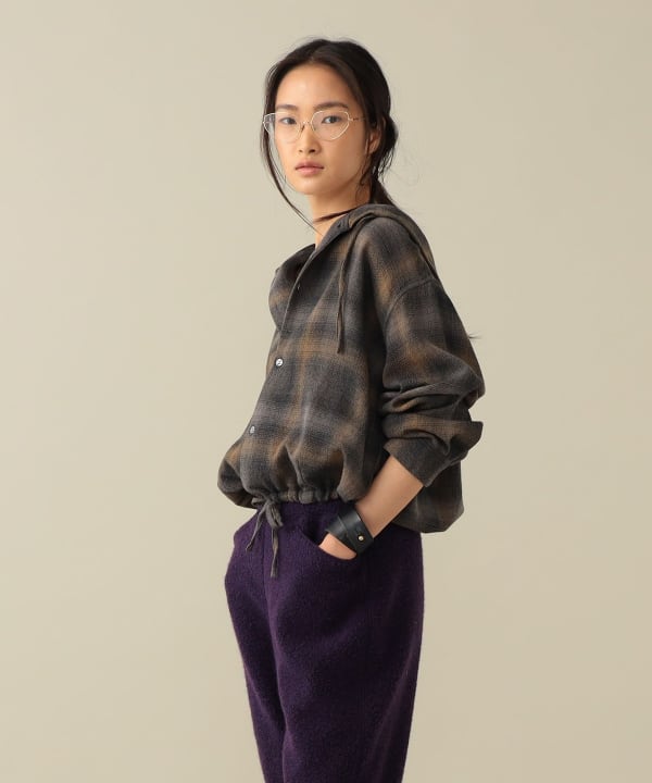 Francis Ombre Hooded Shirt Jacket
