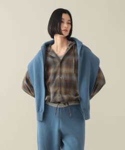 Francis Ombre Hooded Shirt Jacket