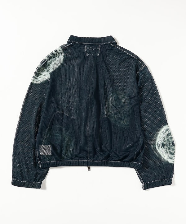 NOMARHYTHM TEXTILE / Hand Dye "Shibori" Mesh Blouson