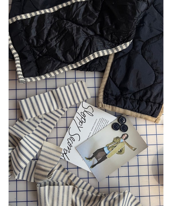 【EXCLUSIVE】Sloppy Seconds /  Scarf Navy Jacket
