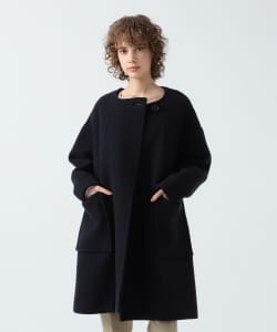 Pilgrim Surf+Supply / Ilya Wool Swing Coat Navy