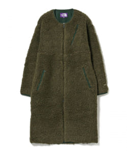 THE NORTH FACE PURPLE LABEL / Wool Boa Fleece Field Long Coat