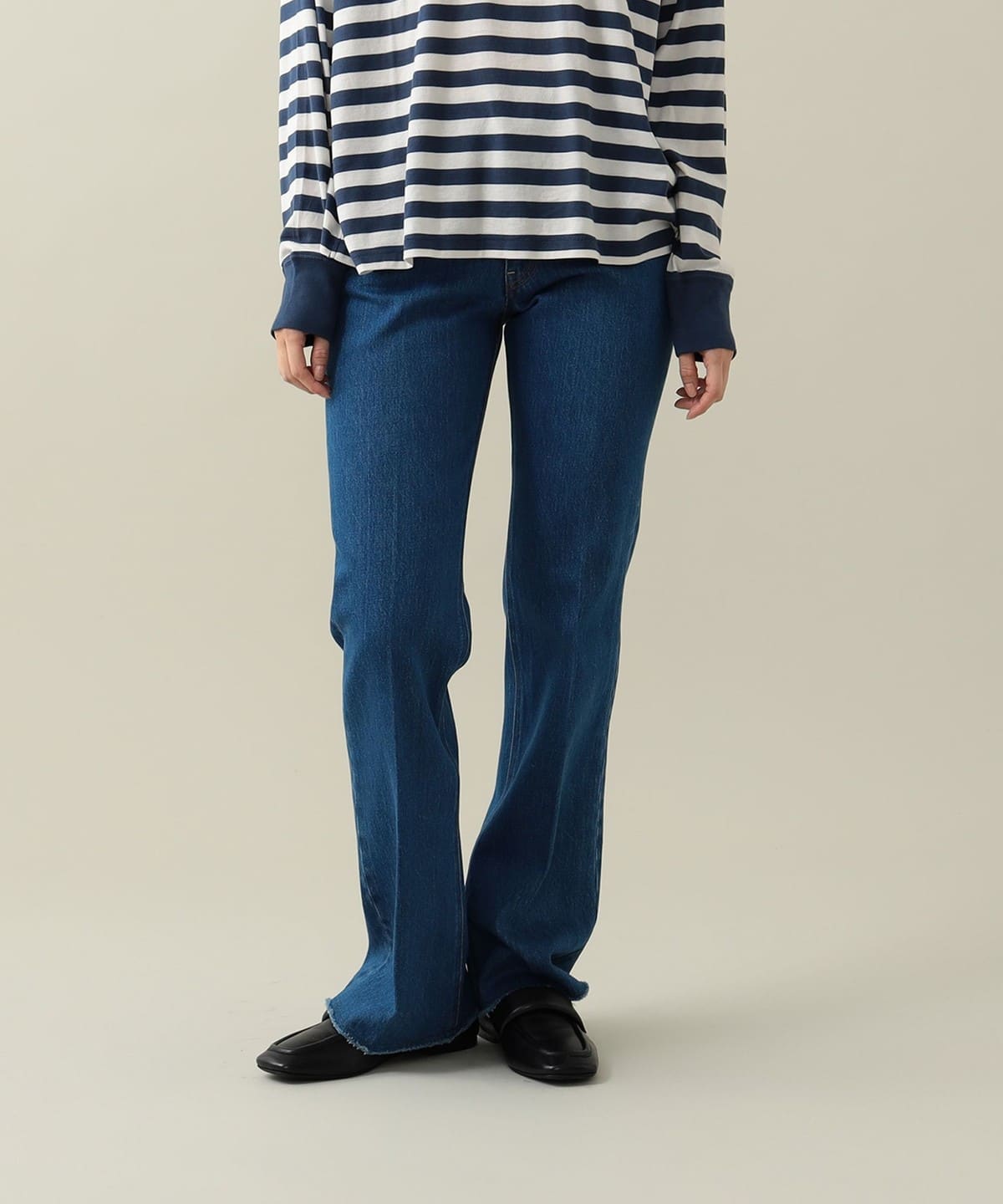 NEPLA. ネプラ / Semi-flare Pants パンツ WOMEN MARINE BLUE 24 NEPLA. ネプラ / Semi-flare Pants パンツ WOMEN MARINE BLUE 24