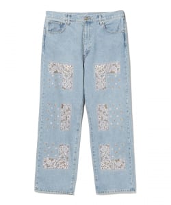 NOMARHYTHM TEXTILE / Bandana Embroidery Denim Pants