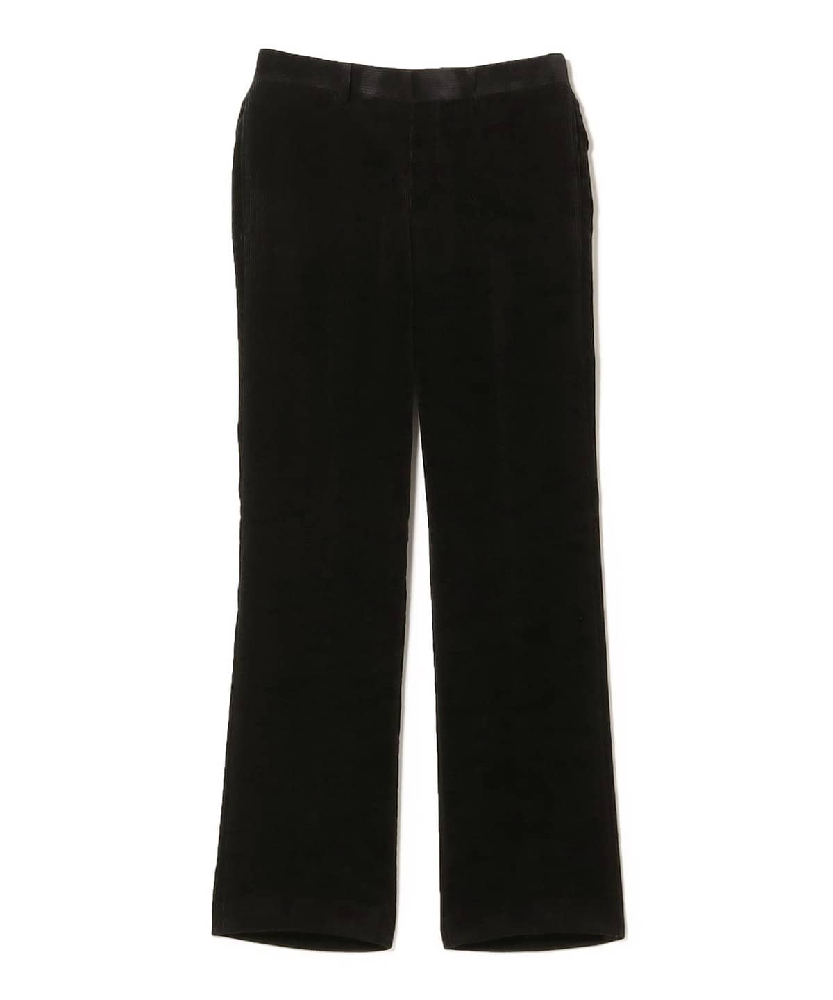 COMOLI コモリ / Corduroy Piped Stem Pants パンツ WOMEN BLACK 1 COMOLI コモリ / Corduroy Piped Stem Pants パンツ WOMEN BLACK 1