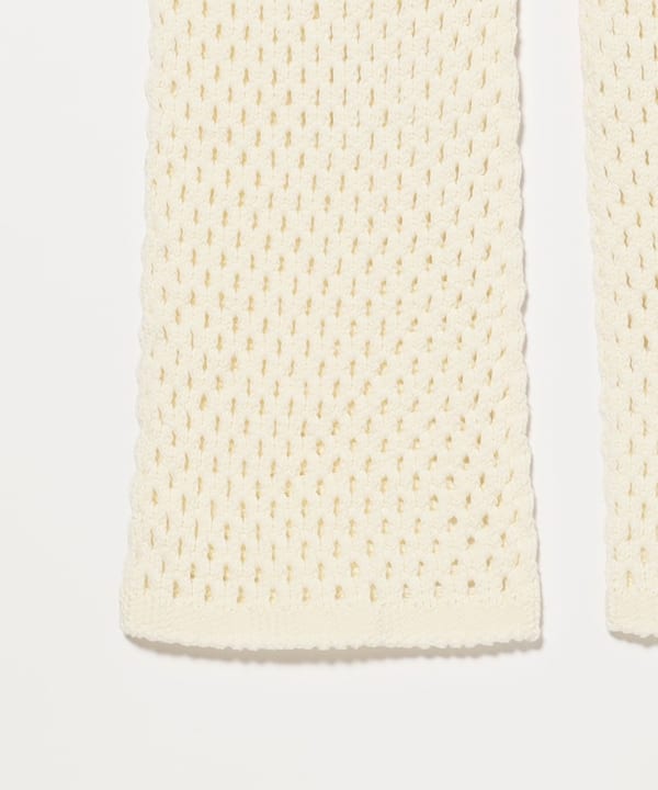 パンツ Uhr / Mesh Knit Pants Uhr] Mesh Knit Pants / White | Sun Sea Days