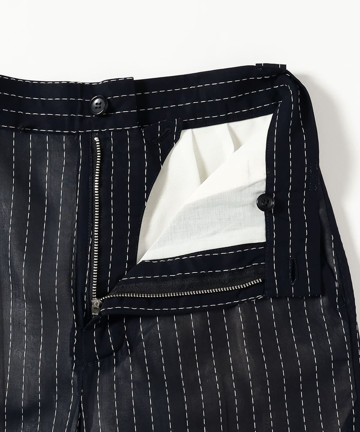 SINSS Two tuck wide straightstripeslacks