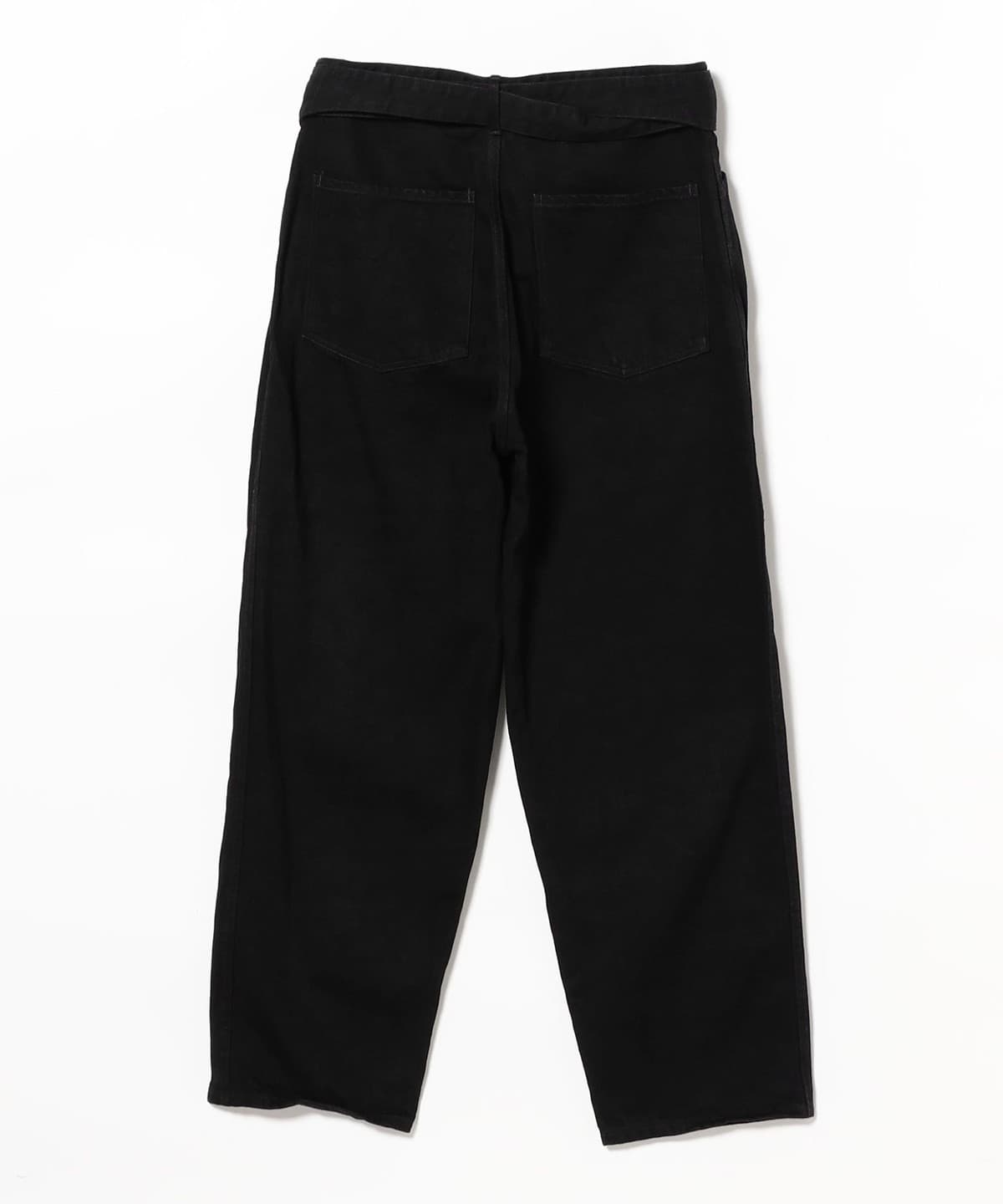 pilgrim surf+supply コーデュロイテーパードパンツ ブラックL