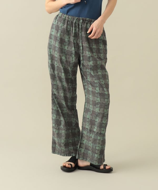 Drew Printed Easy Pants Model : H175　Size：1　GREEN