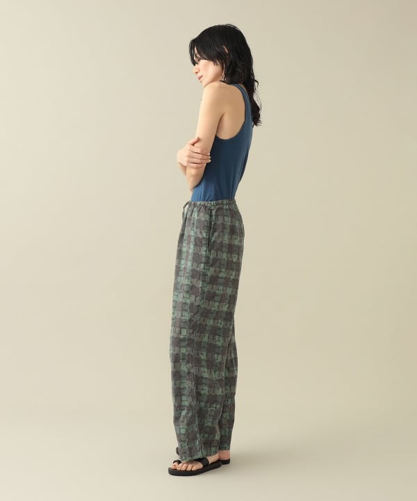 Drew Printed Easy Pants Model : H175　Size：1　GREEN