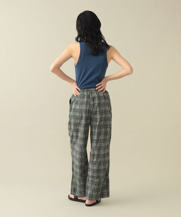Drew Printed Easy Pants Model : H175　Size：1　GREEN