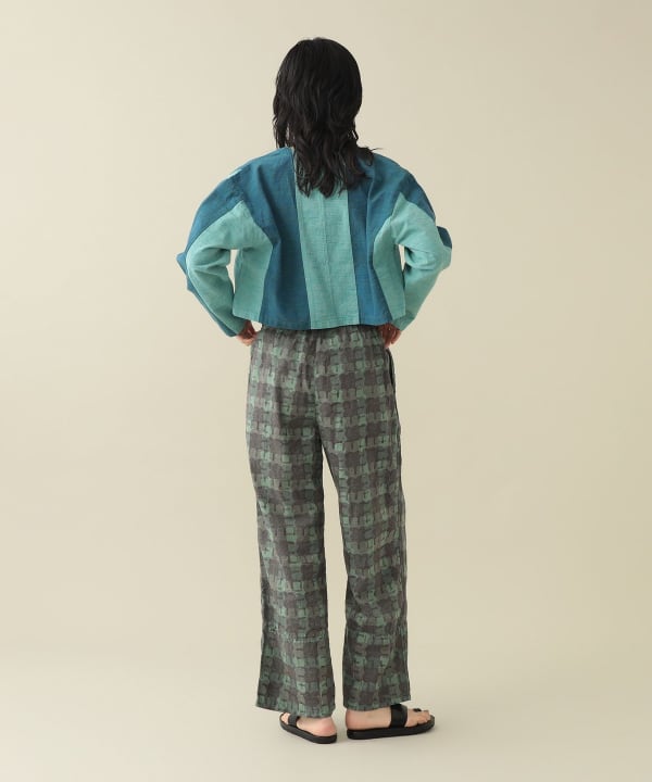 Drew Printed Easy Pants Model : H175　Size：1　GREEN
