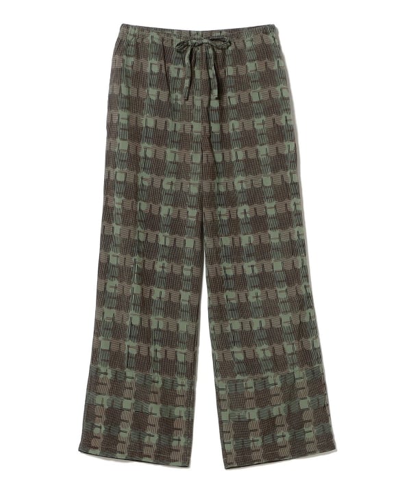 Drew Printed Easy Pants GREEN