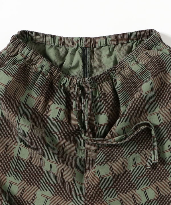 Drew Printed Easy Pants GREEN