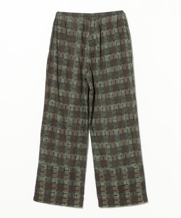 Drew Printed Easy Pants GREEN