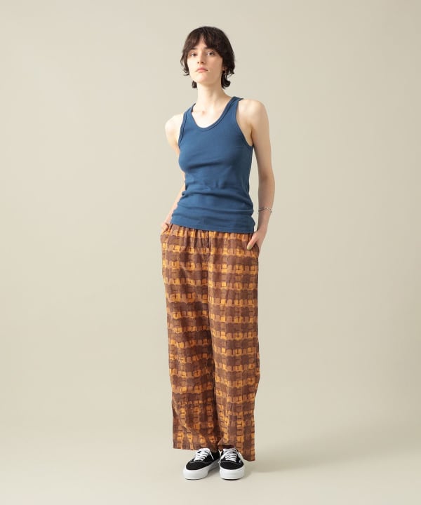 Drew Printed Easy Pants Model : H175　Size：1