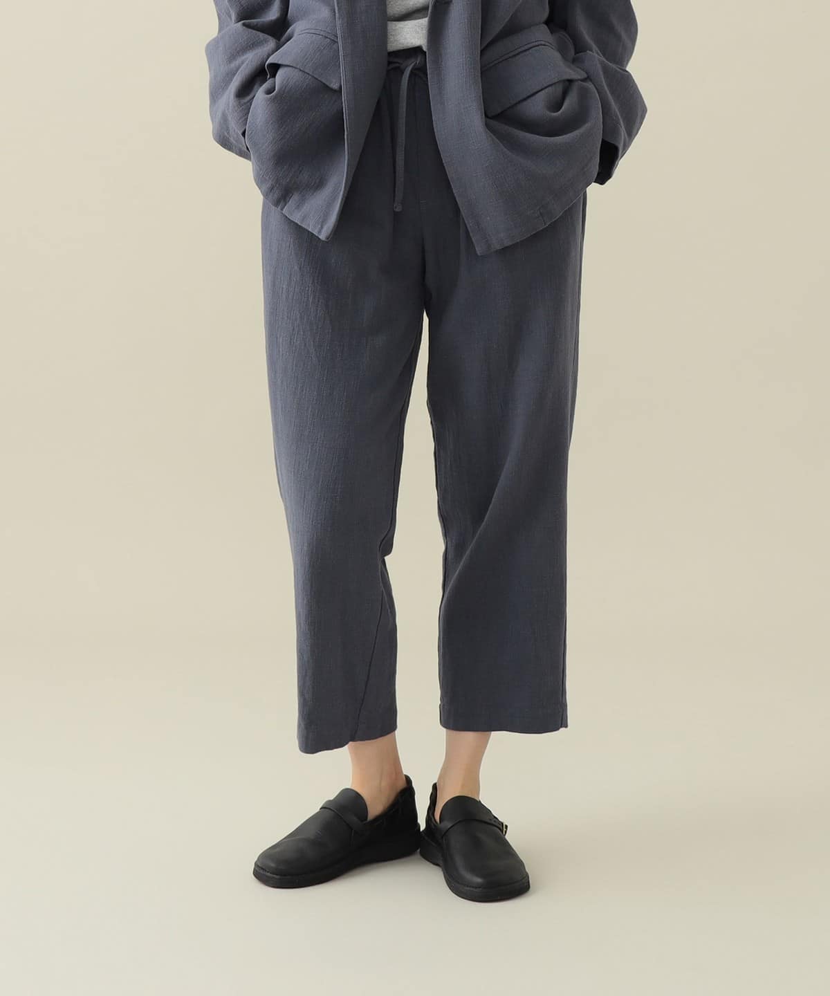 【EXCLUSIVE】Onit / EASY PANTS パンツ WOMEN BLUE GREY 1 【EXCLUSIVE】Onit / EASY PANTS パンツ WOMEN BLUE GREY 1
