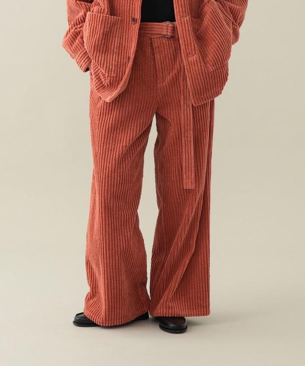 【+10%ポイントUP】 Willa  Wide Wale Corduroy Pants Model：H170cm Size：2