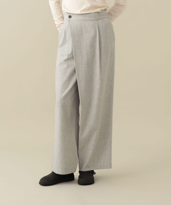 Anya ReNewool Twill Wrap Pant Model：H173cm Size：2