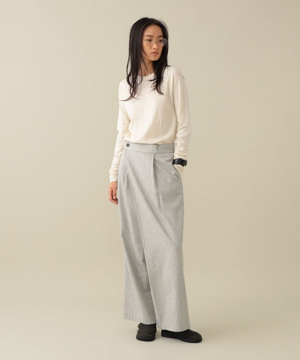 Anya ReNewool Twill Wrap Pant Model：H173cm Size：2