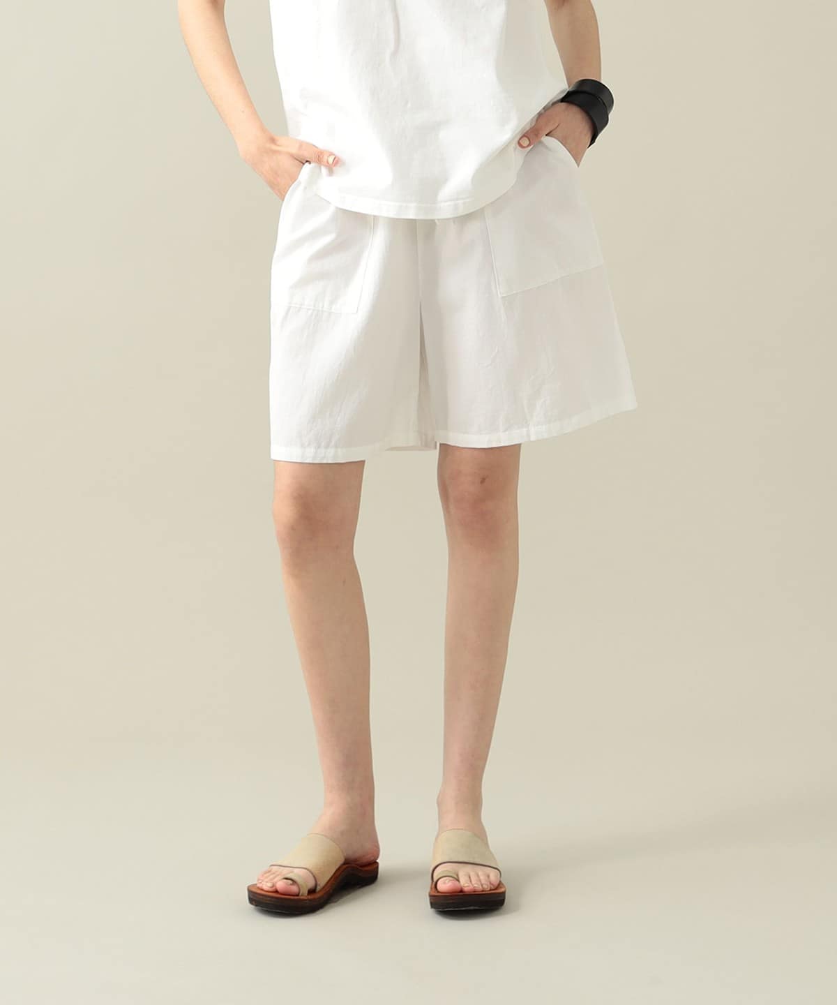 Hizashi Shorts パンツ WOMEN WHITE 1 Hizashi Shorts パンツ WOMEN WHITE 1