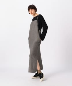 Pilgrim Surf+Supply / Smith Wool Linen Herringbone Dress