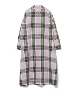 TOUJOURS / Wide Pleated Shirt Dress