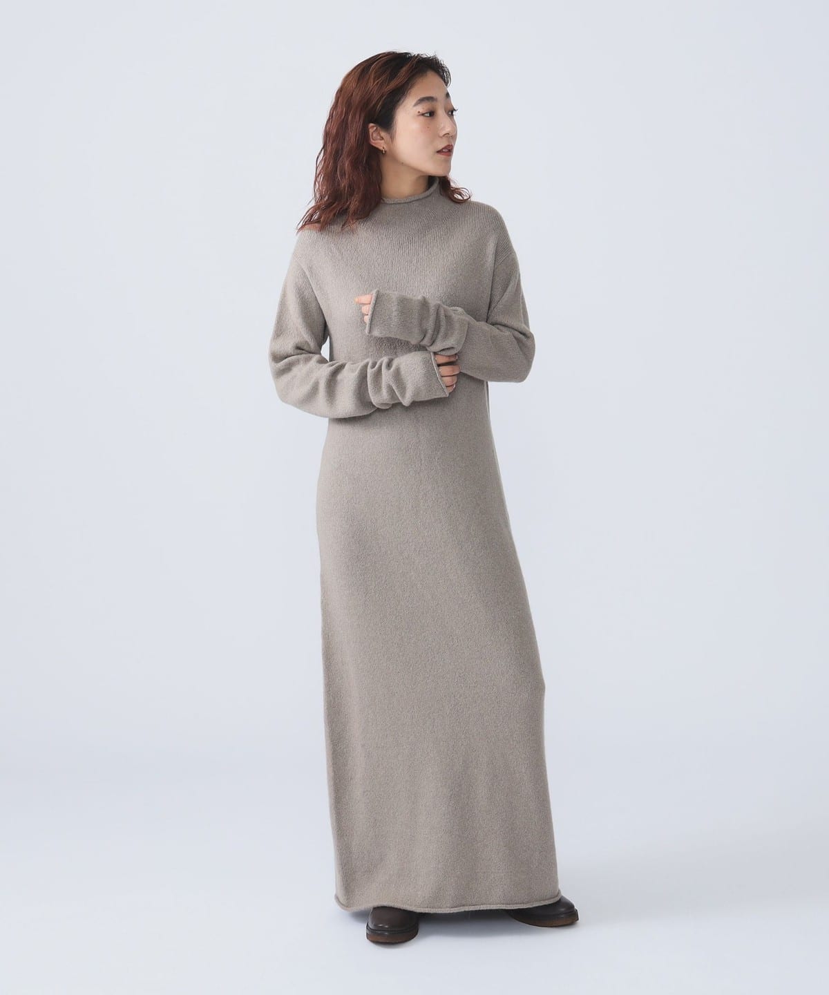 LAUREN MANOOGIAN ローレン マヌーギアン / SOFT ROLLNECK DRESS ワンピース WOMEN STONEWARE 1 LAUREN MANOOGIAN ローレン マヌーギアン / SOFT ROLLNECK DRESS ワンピース WOMEN STONEWARE 1