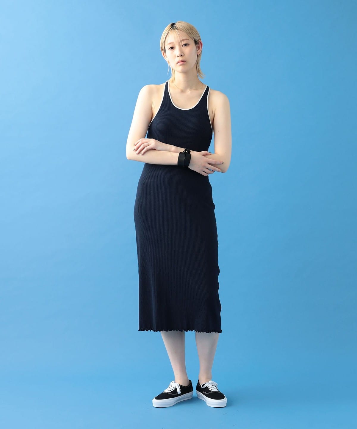 【EXCLUSIVE】HAKUJI ハクジ / Asymmetry Bra Dress ワンピース WOMEN NAVY ONE SIZE 【EXCLUSIVE】HAKUJI ハクジ / Asymmetry Bra Dress ワンピース WOMEN NAVY ONE SIZE