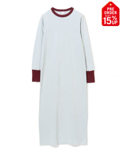 【+15%ポイントUP】【EXCLUSIVE】fifi collection / Trim Longsleeve Dress