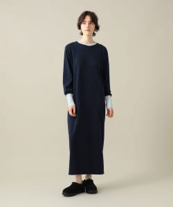 【+15%ポイントUP】【EXCLUSIVE】fifi collection / Trim Longsleeve Dress