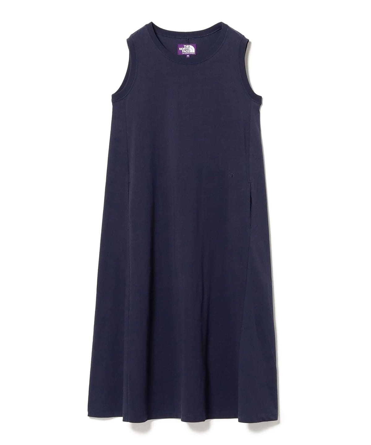 THE NORTH FACE PURPLE LABEL ザ・ノース・フェイス パープルレーベル / Cotton Jersey Sleeveless Flared Dress ワンピース WOMEN NAVY WM THE NORTH FACE PURPLE LABEL ザ・ノース・フェイス パープルレーベル / Cotton Jersey Sleeveless Flared Dress ワンピース WOMEN NAVY WM