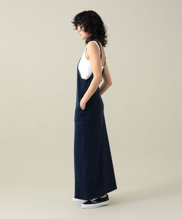 onit / LAYERD DRESS ブラックノースリーブロングワンピース Pilgrim Surf+Supply（ピルグリム サーフ+サプライ）【EXCLUSIVE