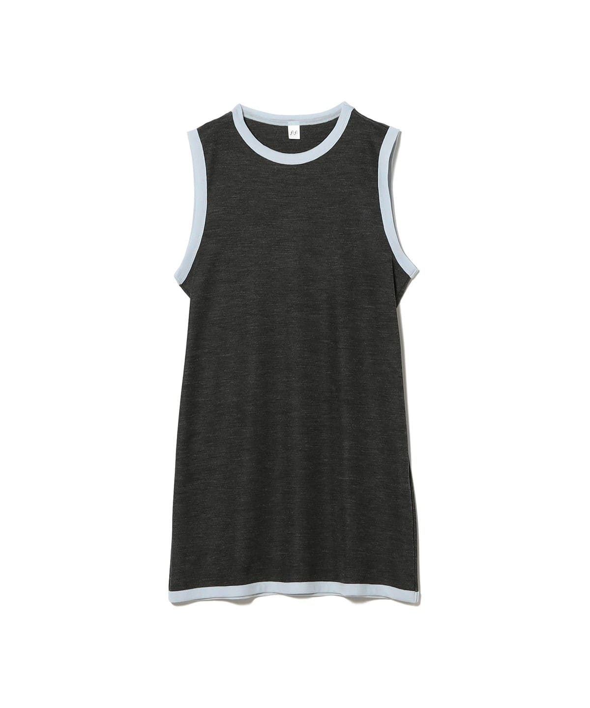 fifi Collection / Trim Mini Dress ワンピース WOMEN Charcoal gray M fifi Collection / Trim Mini Dress ワンピース WOMEN Charcoal gray M