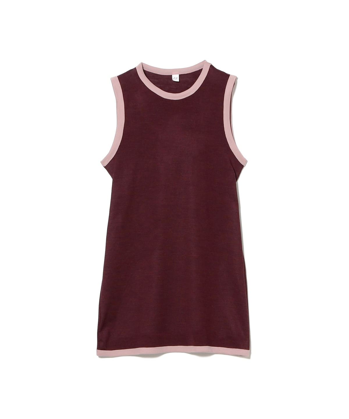 fifi Collection / Trim Mini Dress ワンピース WOMEN Burgundy S fifi Collection / Trim Mini Dress ワンピース WOMEN Burgundy S