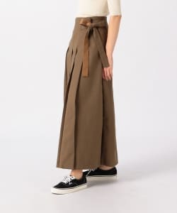 Pilgrim Surf+Supply / Yella Pleated Wool Wrap Skirt