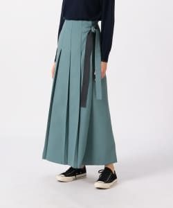 Pilgrim Surf+Supply / Yella Pleated Wool Wrap Skirt