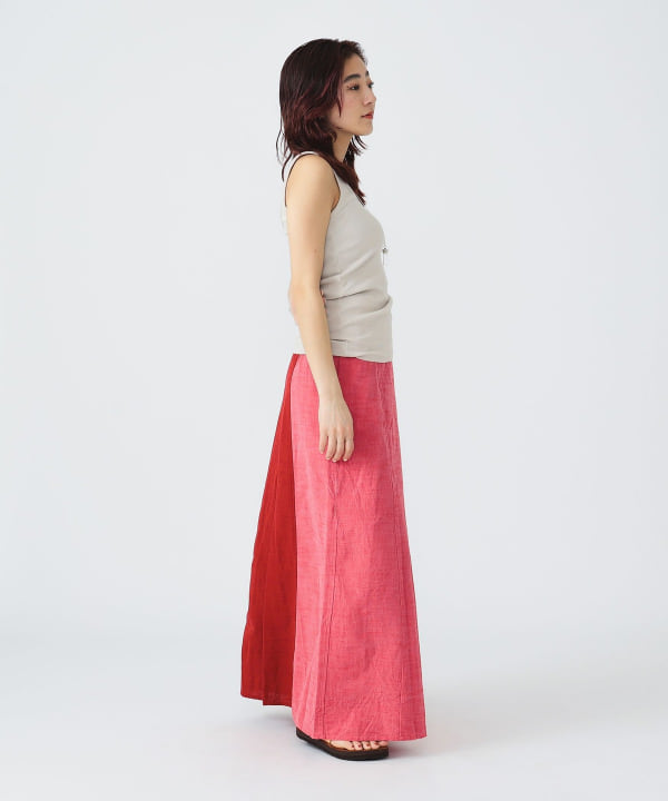Pilgrim Surf+Supply Pilgrim Surf+Supply Lina Aizu Skirt (maxi/long skirt)  available at BEAMS