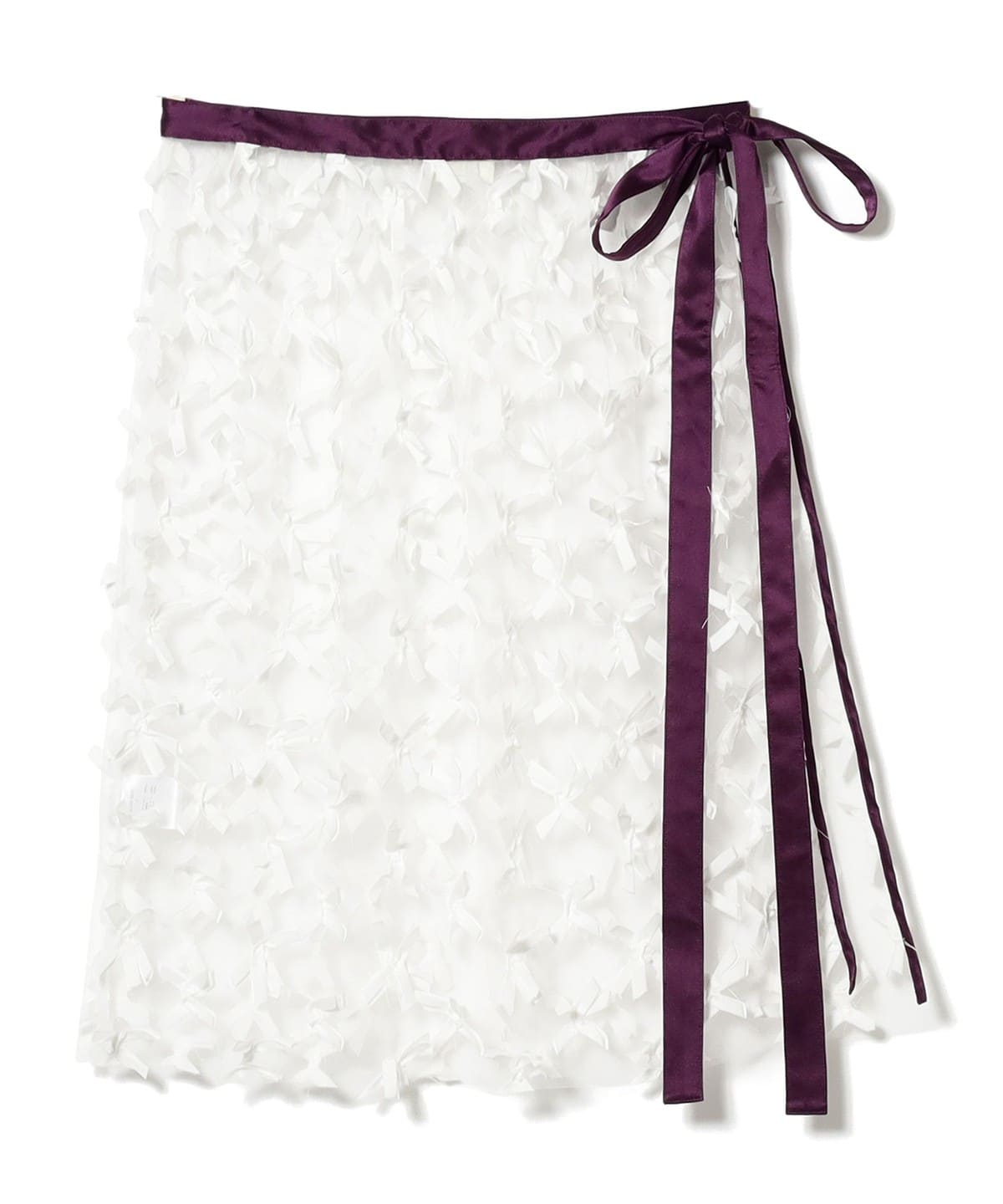 jonnlynx ジョンリンクス / ribbon tulle apron スカート WOMEN WHITE ONE SIZE jonnlynx ジョンリンクス / ribbon tulle apron スカート WOMEN WHITE ONE SIZE