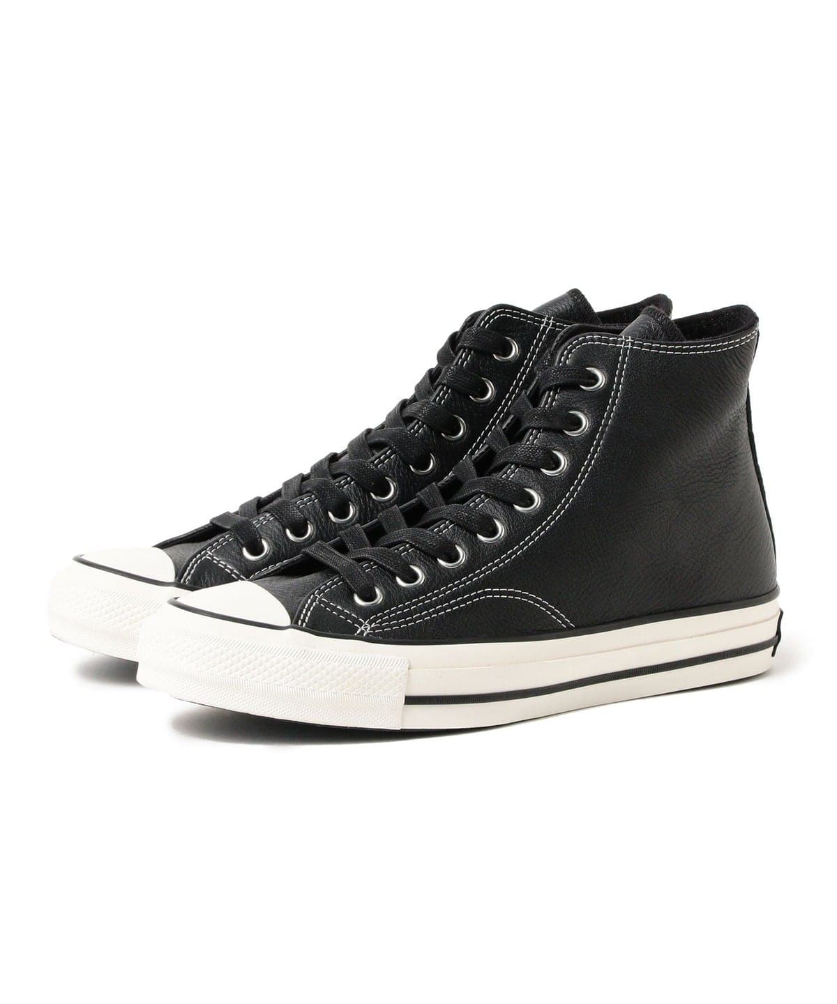 CONVERSE ADDICT コンバースアディクト / CHUCK TAYLOR (R) LEATHER HI(WOMENS) シューズ WOMEN BLACK 5 CONVERSE ADDICT コンバースアディクト / CHUCK TAYLOR (R) LEATHER HI(WOMENS) シューズ WOMEN BLACK 5