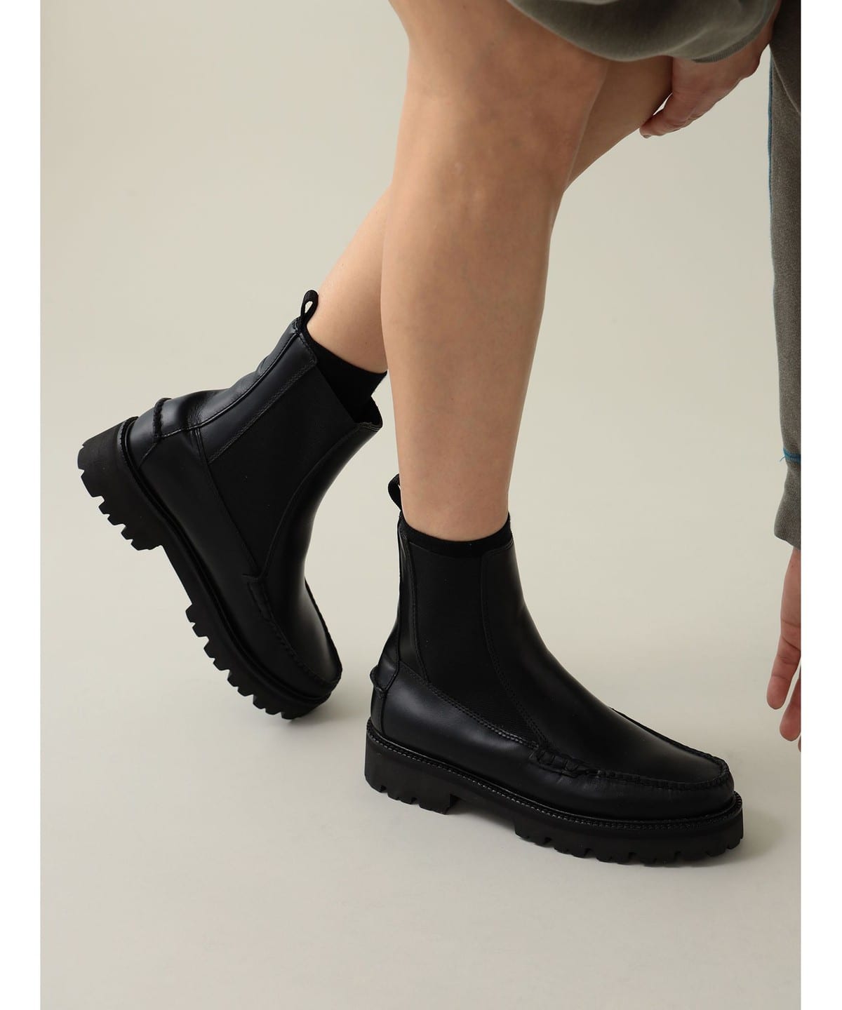 G. H.Bass ジーエイチバス / CHELSEA BOOTS シューズ WOMEN BLACK 7 G. H.Bass ジーエイチバス / CHELSEA BOOTS シューズ WOMEN BLACK 7