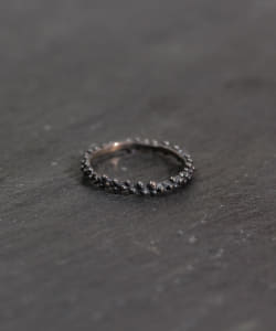 SATOMI KAWAKITA JEWELRY / RO610 Oxidized Silver Ring