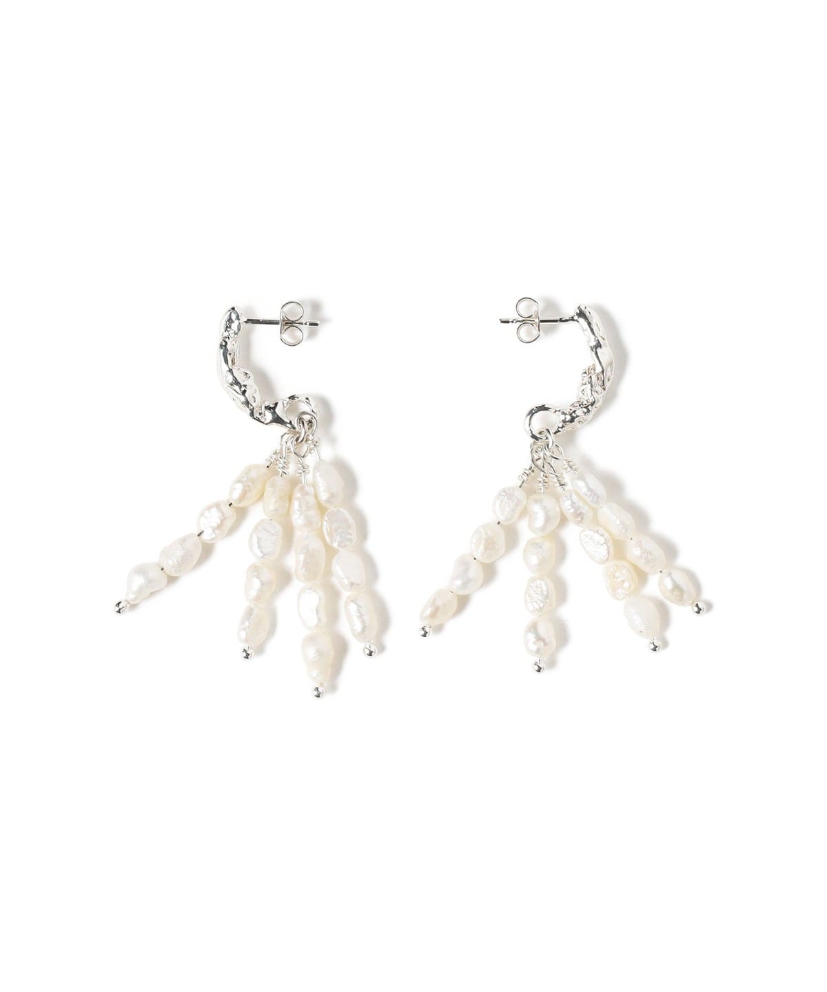 Swim to the moon / TONI Earrings アクセサリー WOMEN SILVER ONE SIZE Swim to the moon / TONI Earrings アクセサリー WOMEN SILVER ONE SIZE
