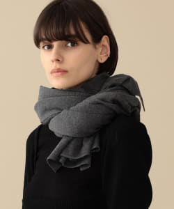 BATONER / Wool Smooth Stole	