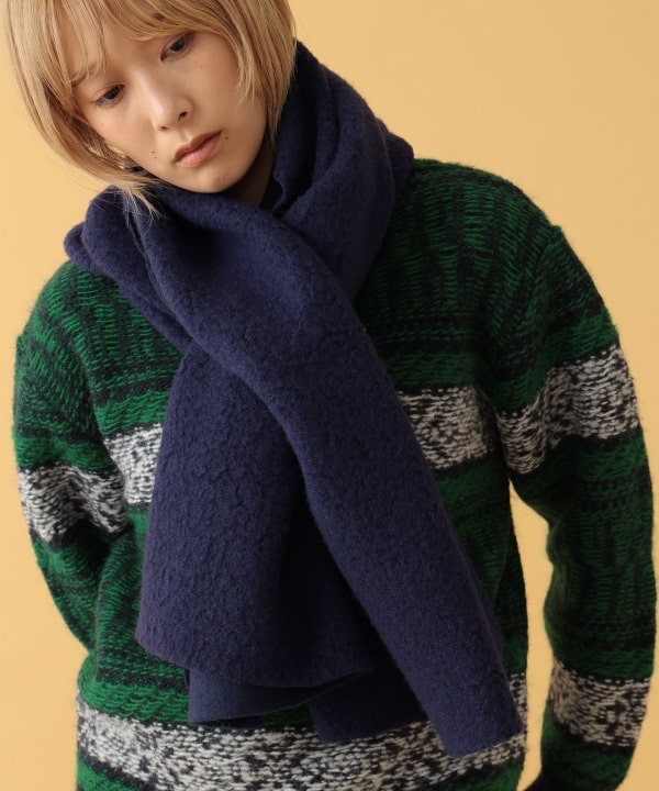 Josef Wool Scarf リバーシブル仕様なので気分によってアレンジを楽しめます。。