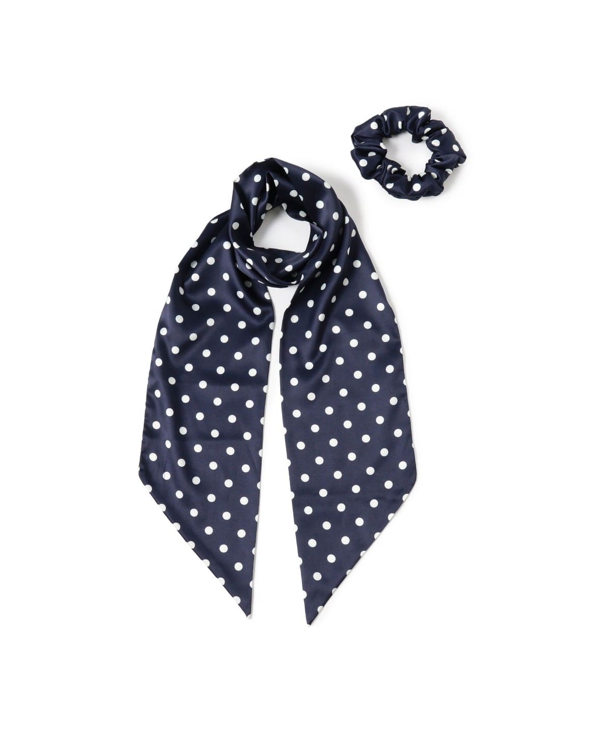 THROW スロー / Scrunchie Scarf ファッション雑貨 WOMEN NAVY ONE SIZE THROW スロー / Scrunchie Scarf ファッション雑貨 WOMEN NAVY ONE SIZE